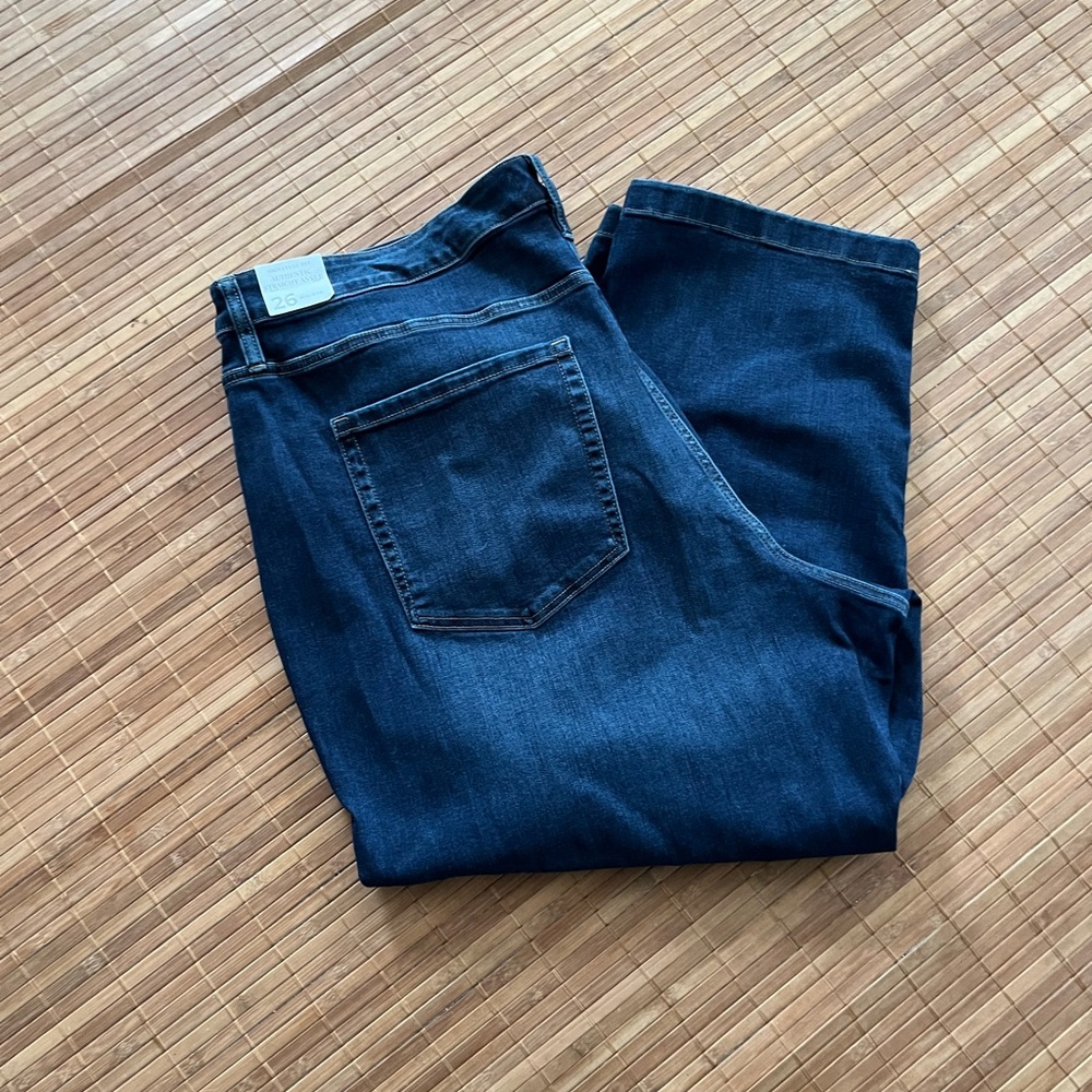 Lane Bryant Size 26 Straight Ankle Mid-rise Jeans New With Tags